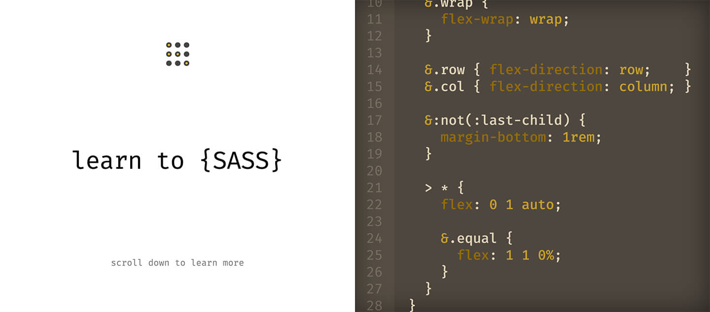Learn to Sass Pro Header Screenshot
